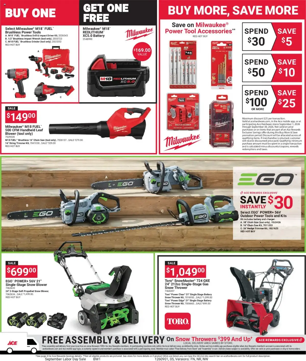ACE Hardware Weekly Ad, page 6 of 9, valid 09/01/2026 - 09/14/2026