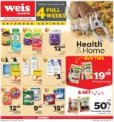 Weis Health & Home preview, valid 08/13/2026 - 09/09/2026
