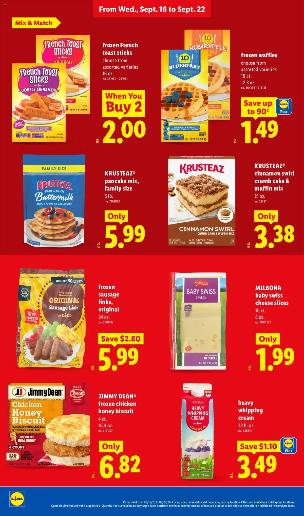 Lidl Weekly Ad, page 10 of 34, valid 09/16/2026 - 09/22/2026
