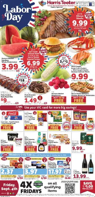 Harris Teeter Weekly Ad preview, valid 09/02/2026 - 09/08/2026