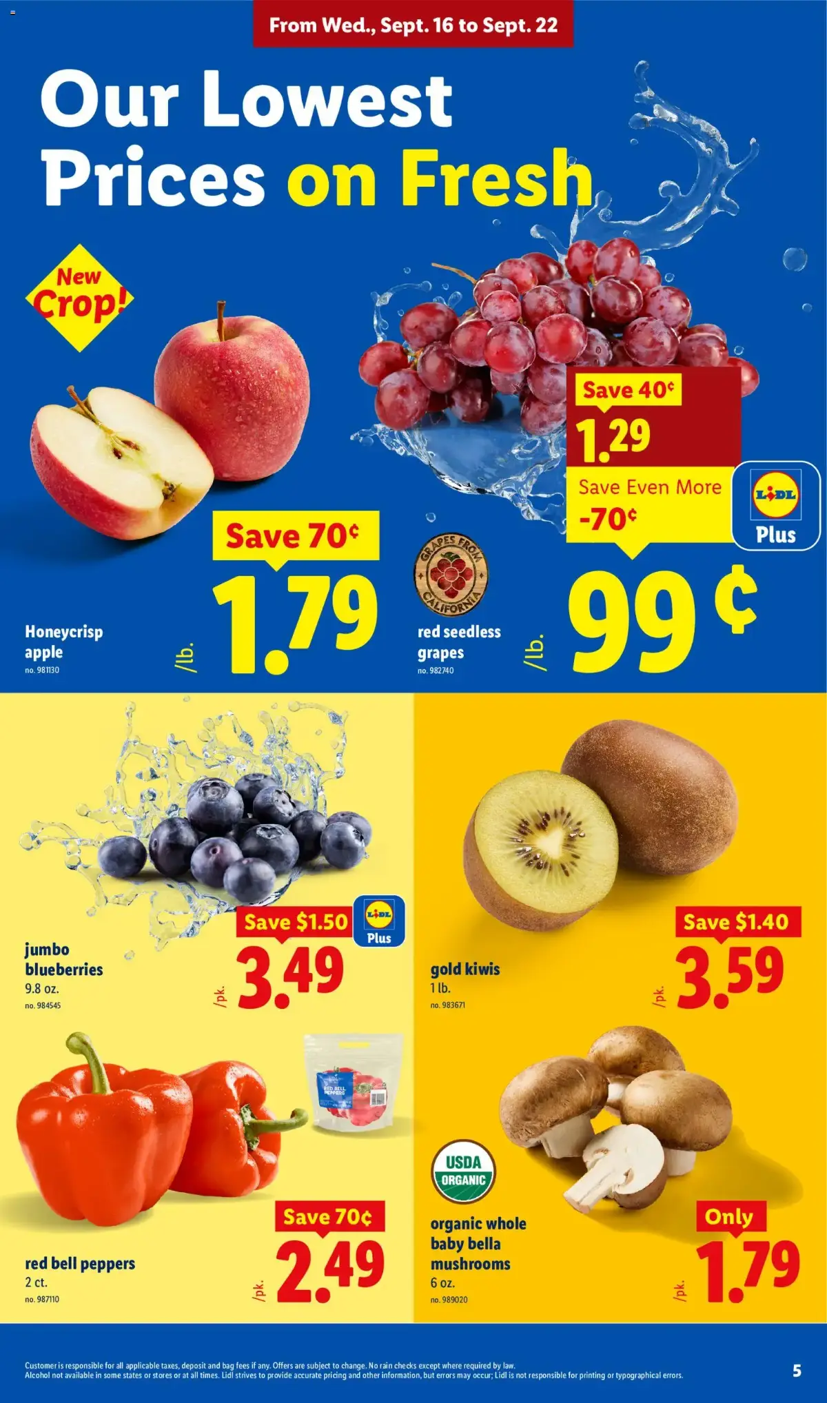 Lidl Weekly Ad, page 5 of 34, valid 09/16/2026 - 09/22/2026