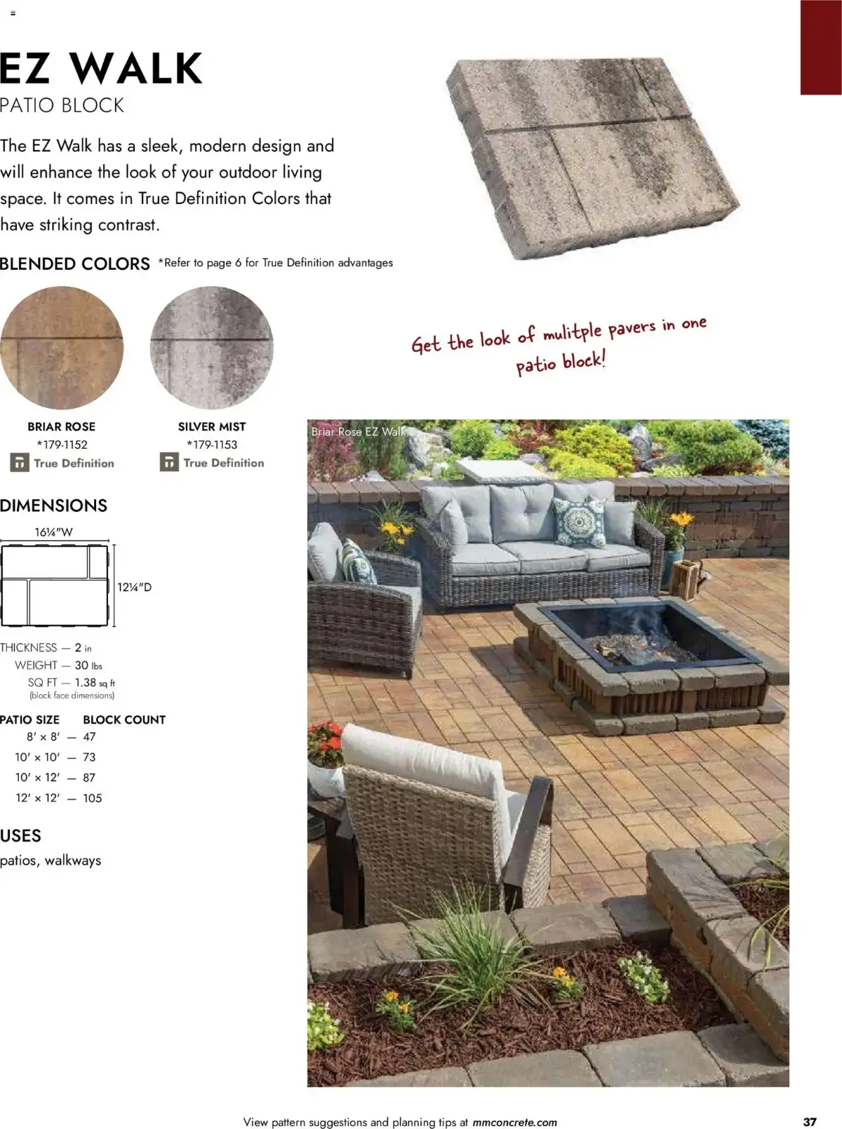 Menards Landscape Catalog, page 37 of 100, valid 04/02/2026 - 12/31/2026