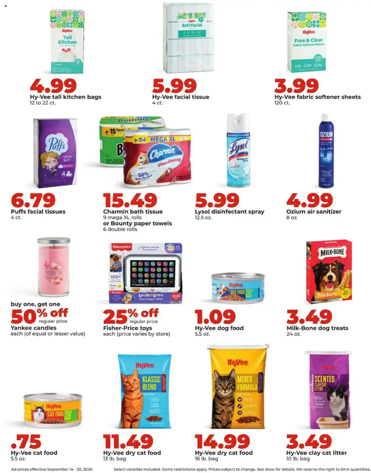 HyVee Weekly Ad, page 39 of 46, valid 09/14/2026 - 09/20/2026