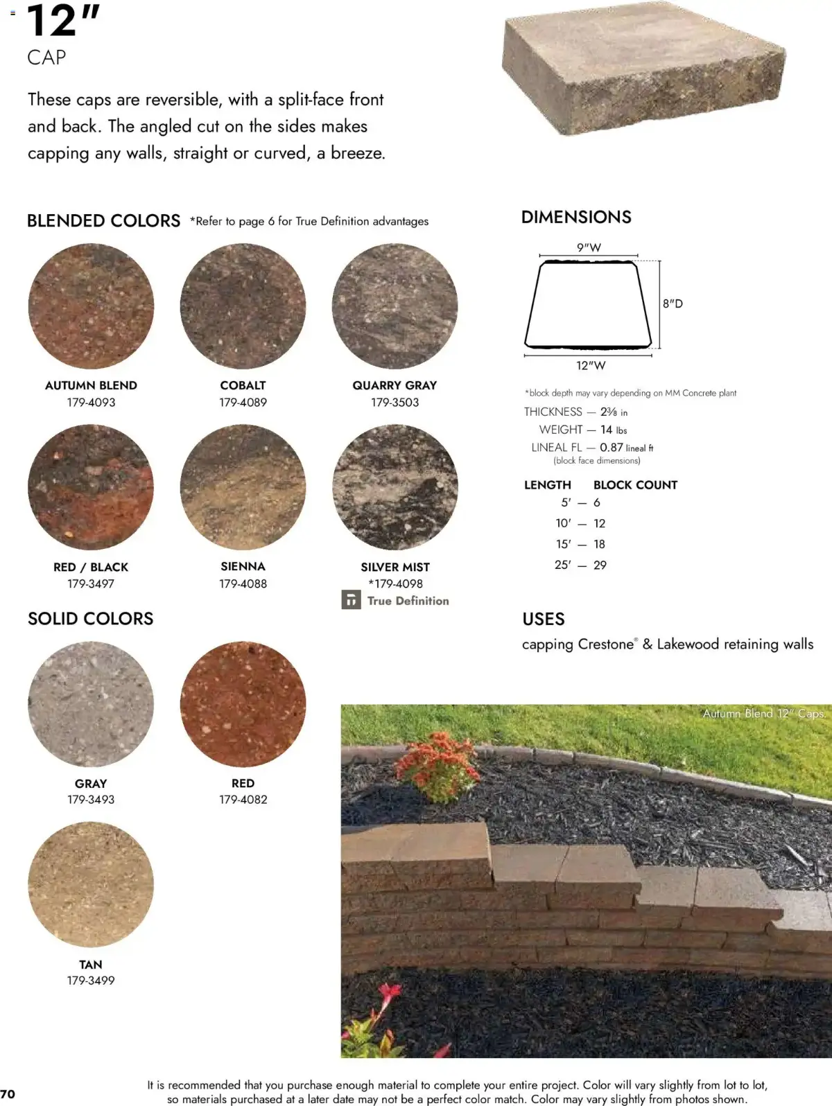 Menards Landscape Catalog, page 70 of 100, valid 04/02/2026 - 12/31/2026