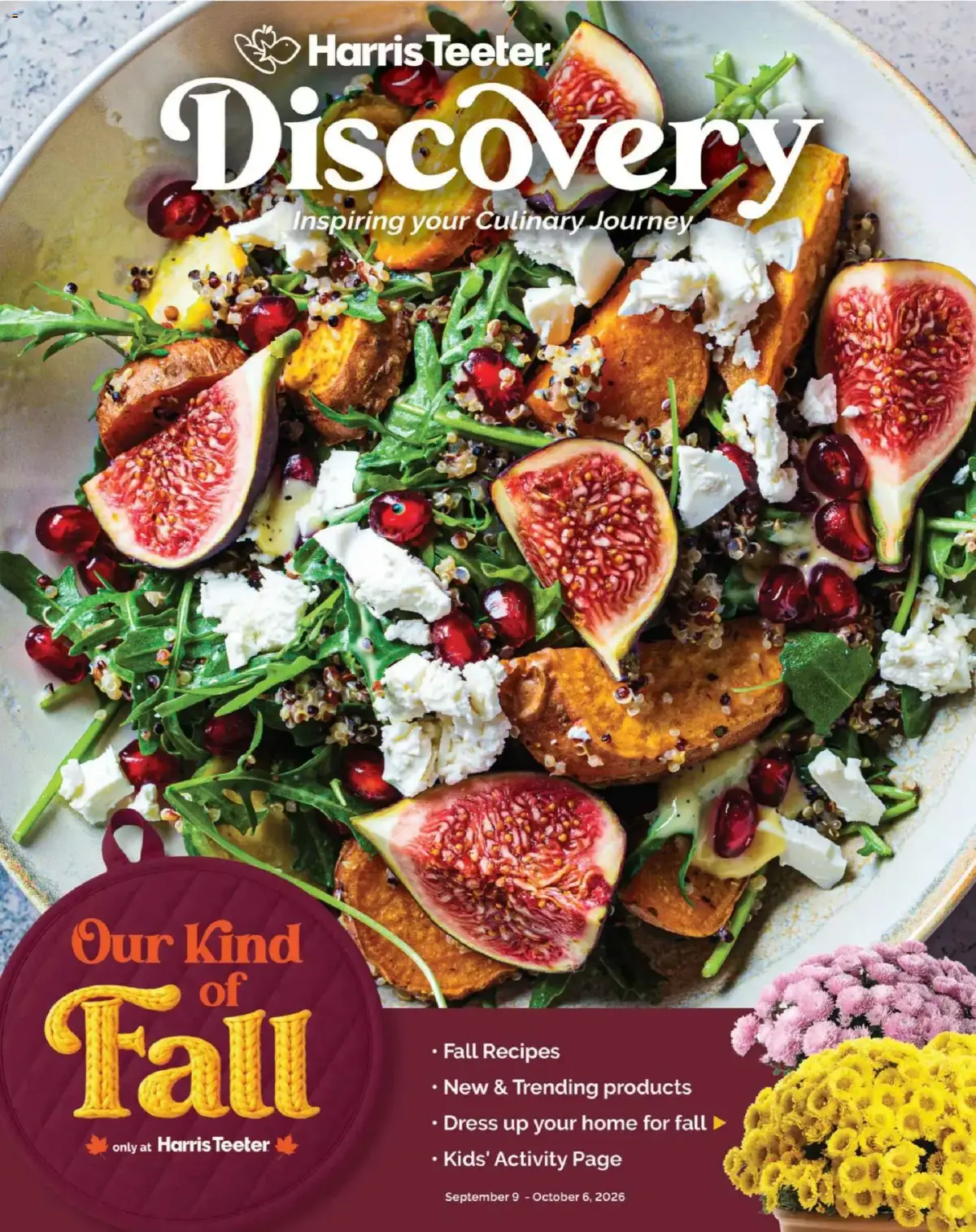Harris Teeter Monthly Ad, page 1 of 20, valid 09/09/2026 - 10/06/2026