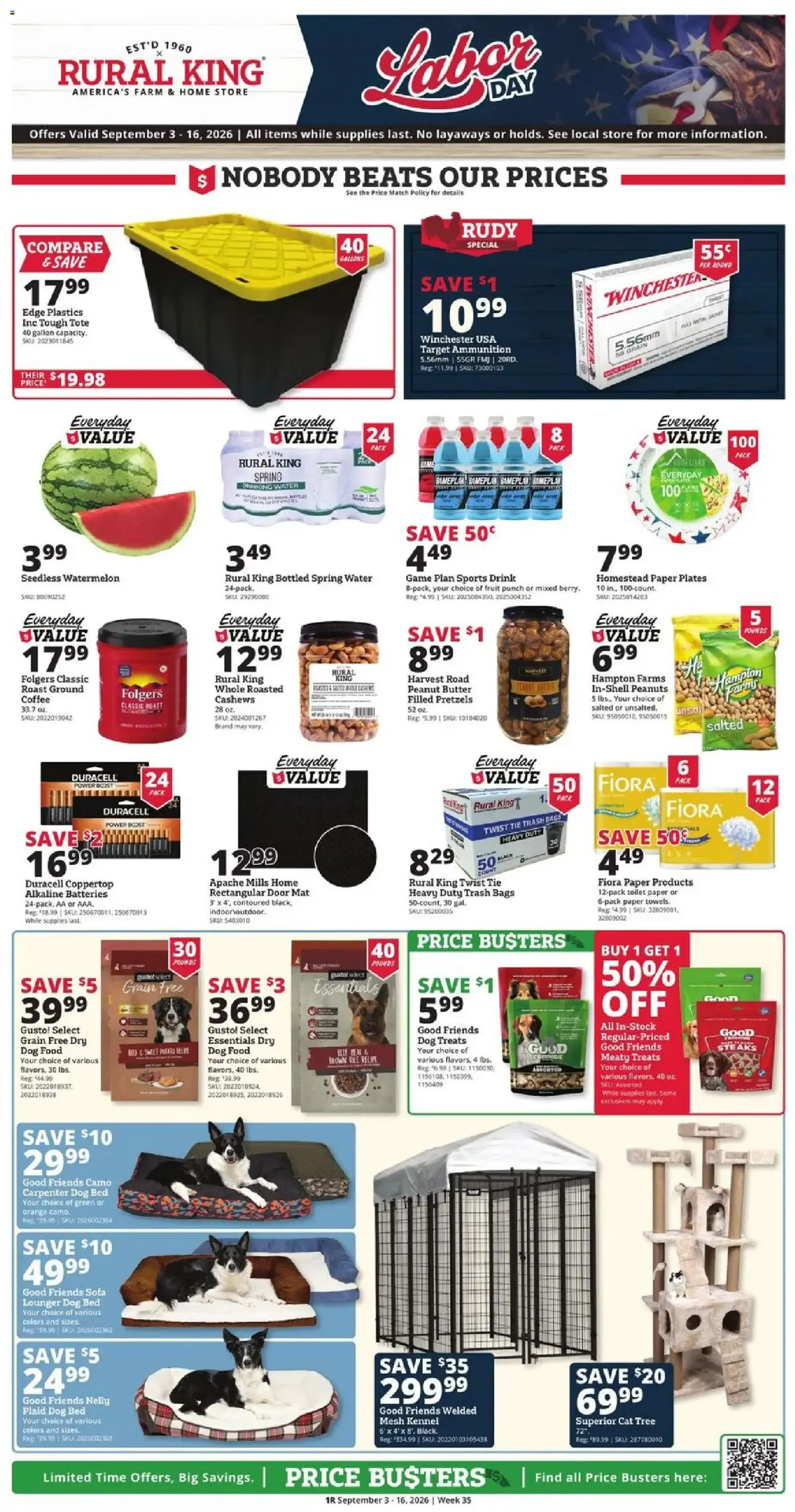 Rural King Weekly Ad, page 3 of 12, valid 09/03/2026 - 09/16/2026