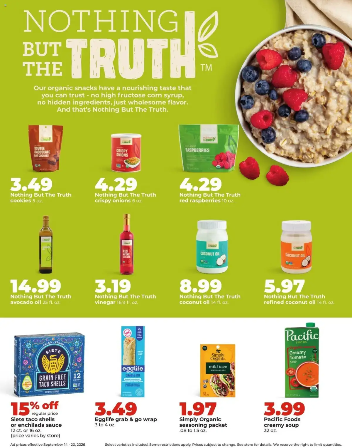 HyVee Weekly Ad, page 34 of 46, valid 09/14/2026 - 09/20/2026