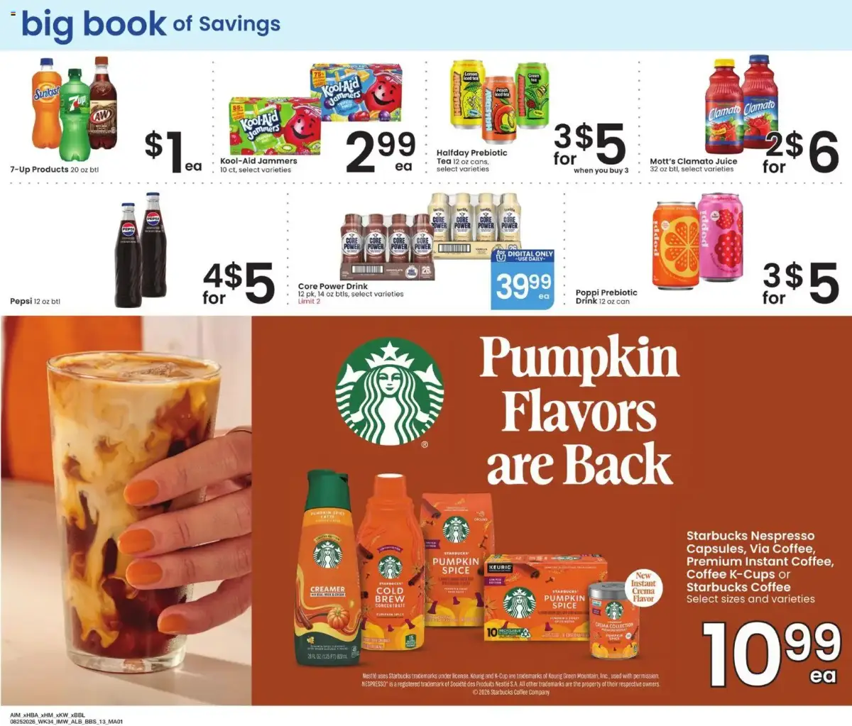 Albertsons Big Book of Savings, page 13 of 17, valid 08/25/2026 - 09/28/2026