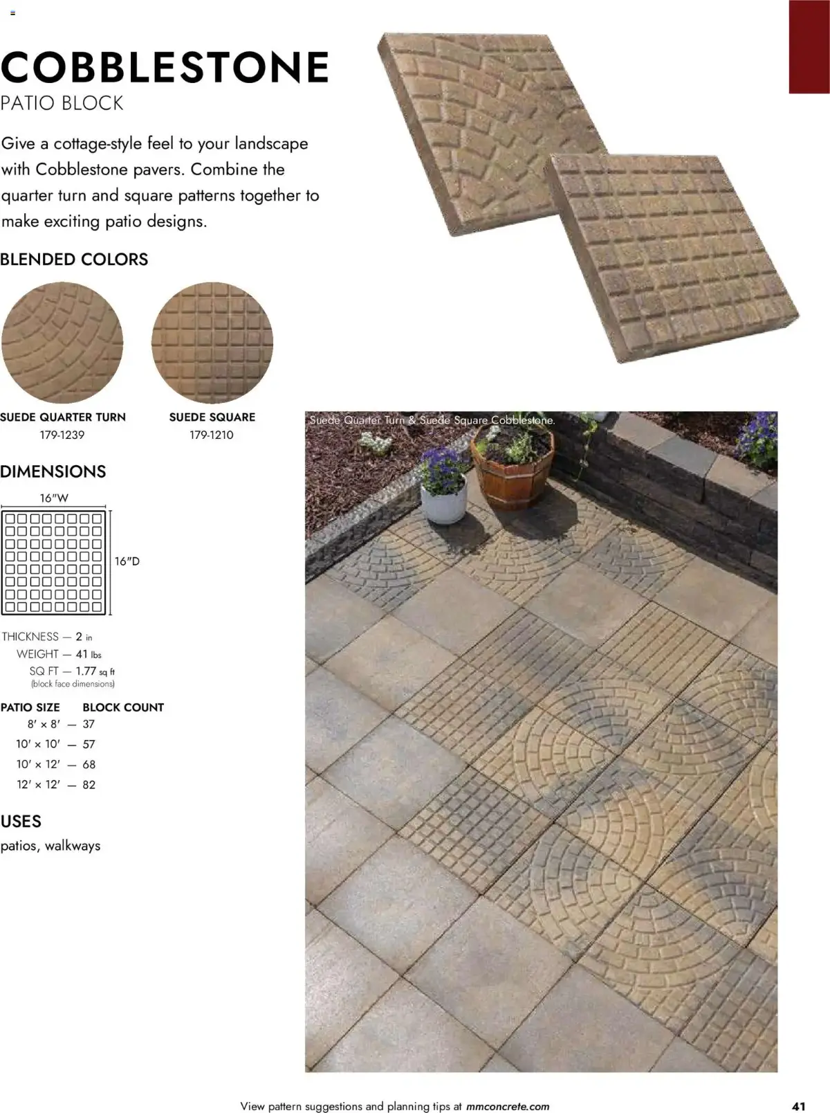 Menards Landscape Catalog, page 41 of 100, valid 04/02/2026 - 12/31/2026