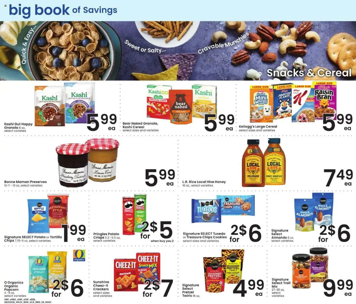 Albertsons Big Book of Savings, page 9 of 17, valid 08/25/2026 - 09/28/2026