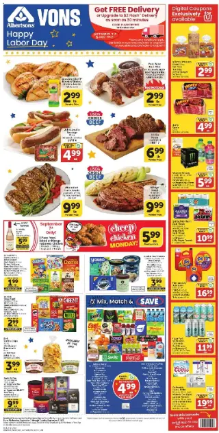Vons Weekly Ad preview, valid 09/02/2026 - 09/08/2026