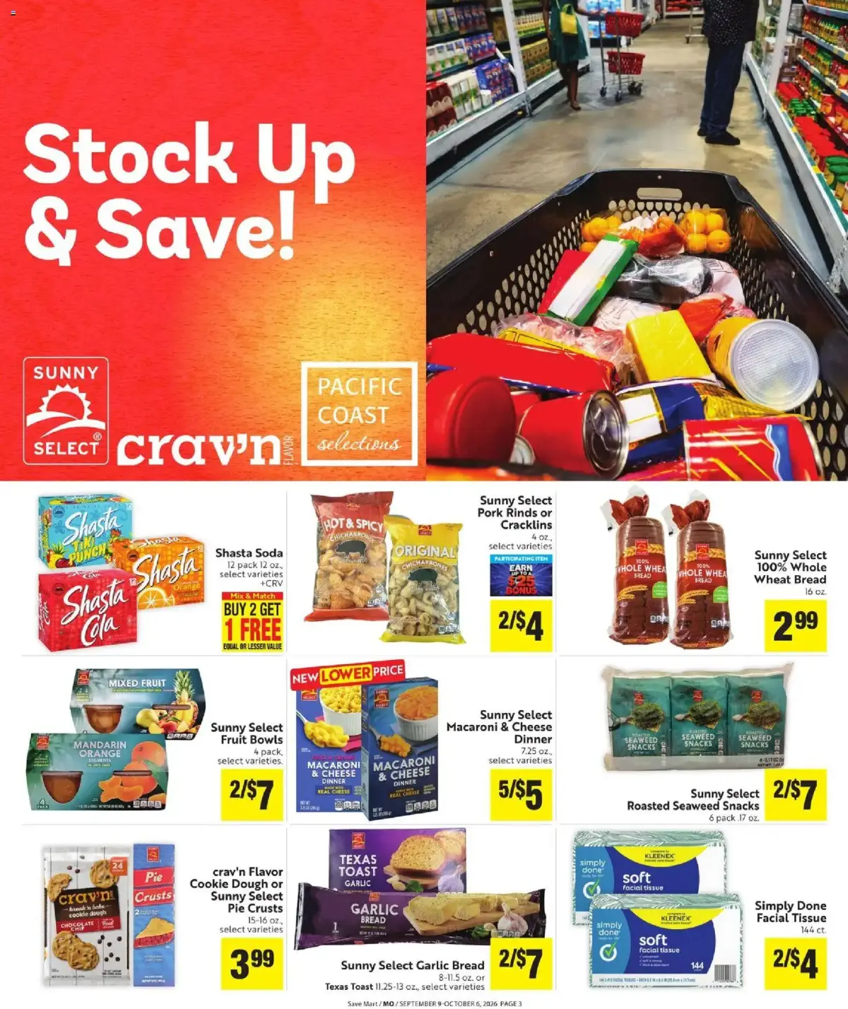 Save Mart Online Ad, page 3 of 8, valid 09/09/2026 - 10/06/2026