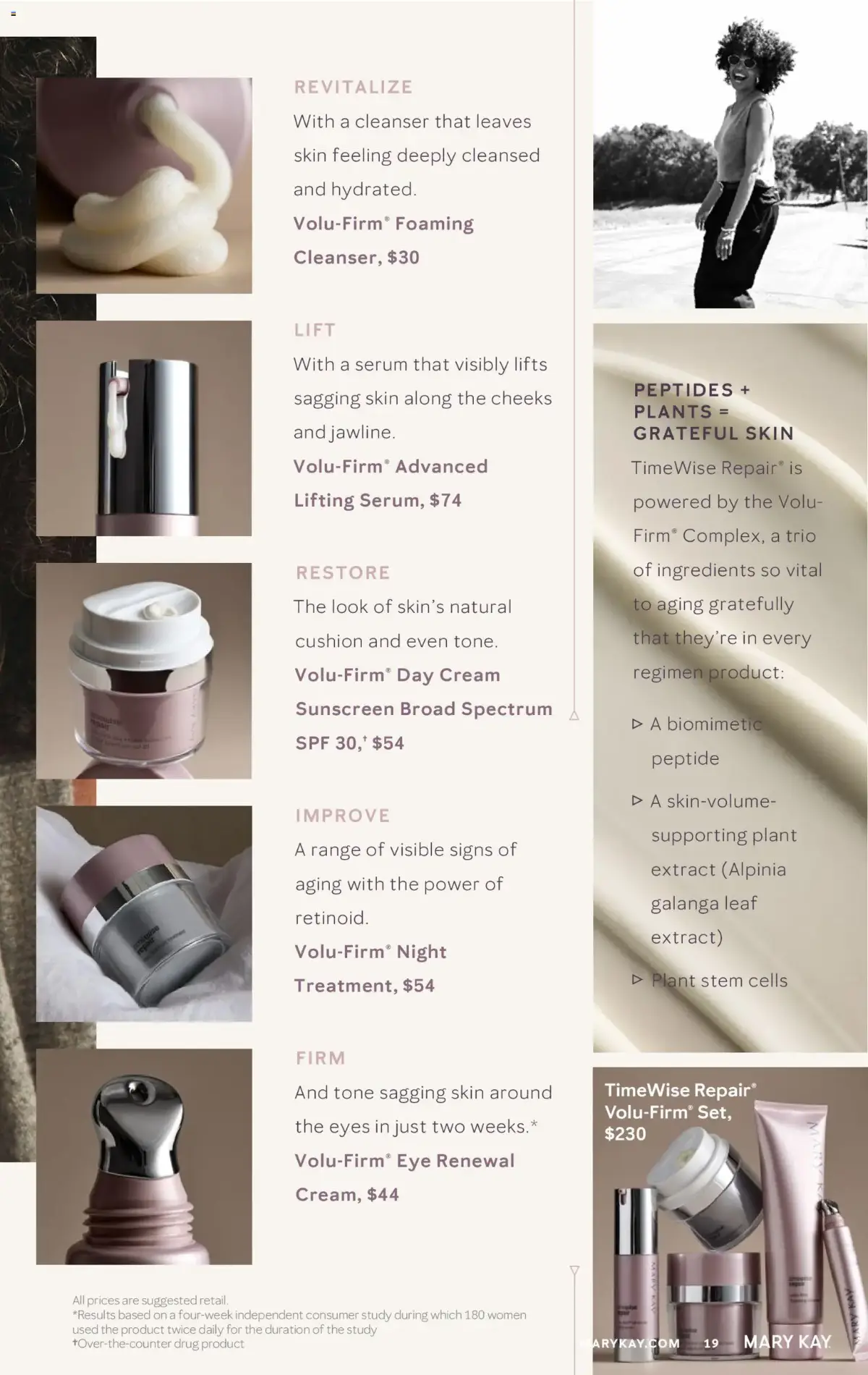 Mary Kay The Look Summer 2026, page 19 of 36, valid 05/16/2026 - 09/16/2026 — TimeWise Repair, Stem Cells, Complex Trio, Galanga Leaf