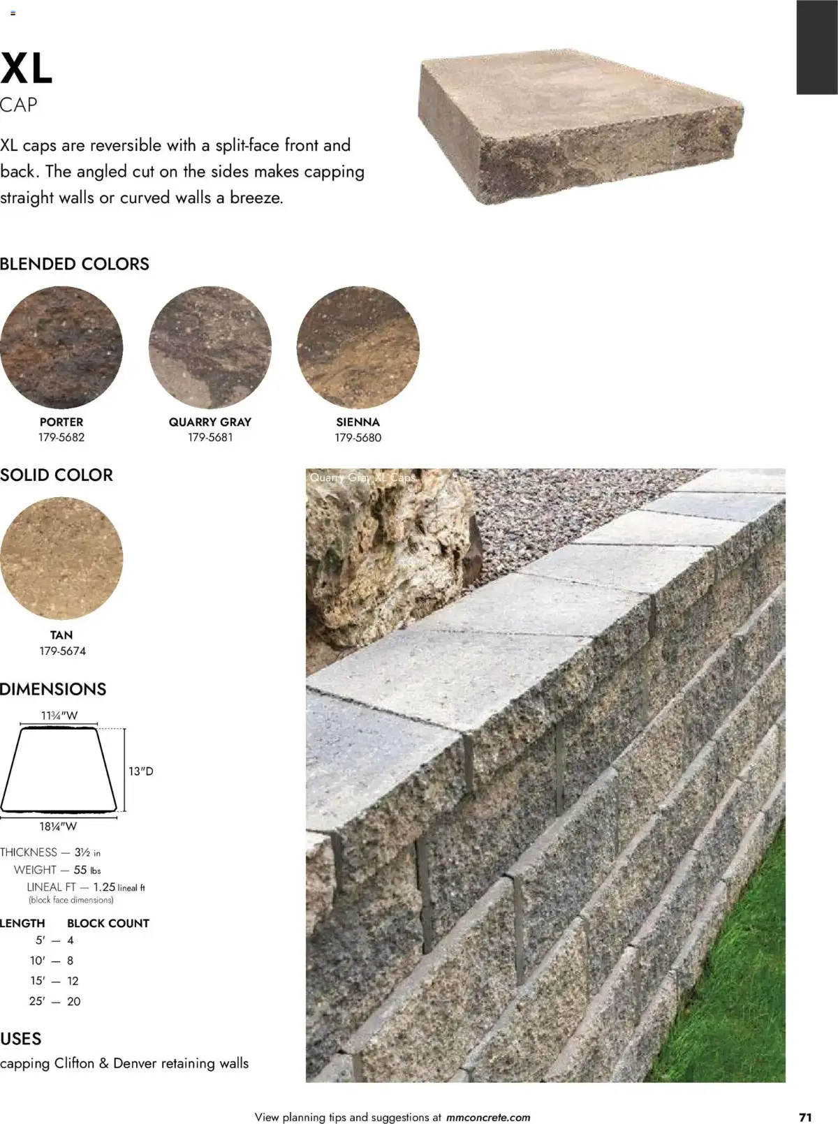 Menards Landscape Catalog, page 71 of 100, valid 04/02/2026 - 12/31/2026