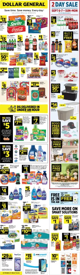 Dollar General Weekly Ad preview, valid 09/06/2026 - 09/12/2026