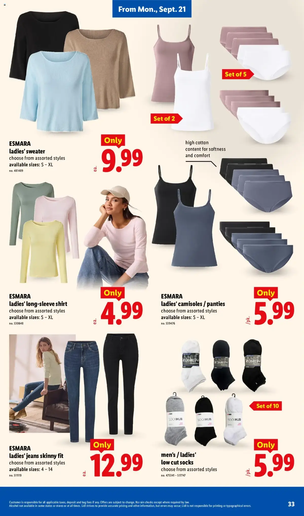 Lidl Weekly Ad, page 33 of 34, valid 09/16/2026 - 09/22/2026