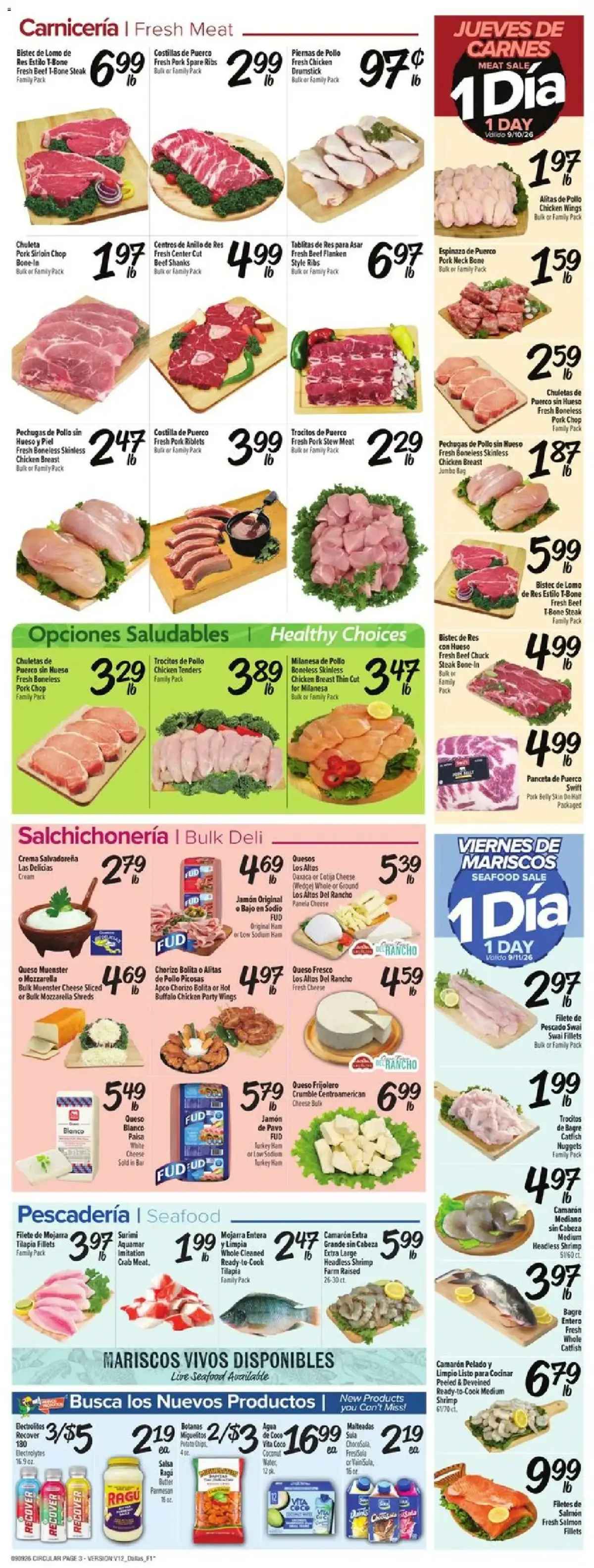 Fiesta Mart Weekly Ad, page 3 of 4, valid 09/09/2026 - 09/15/2026