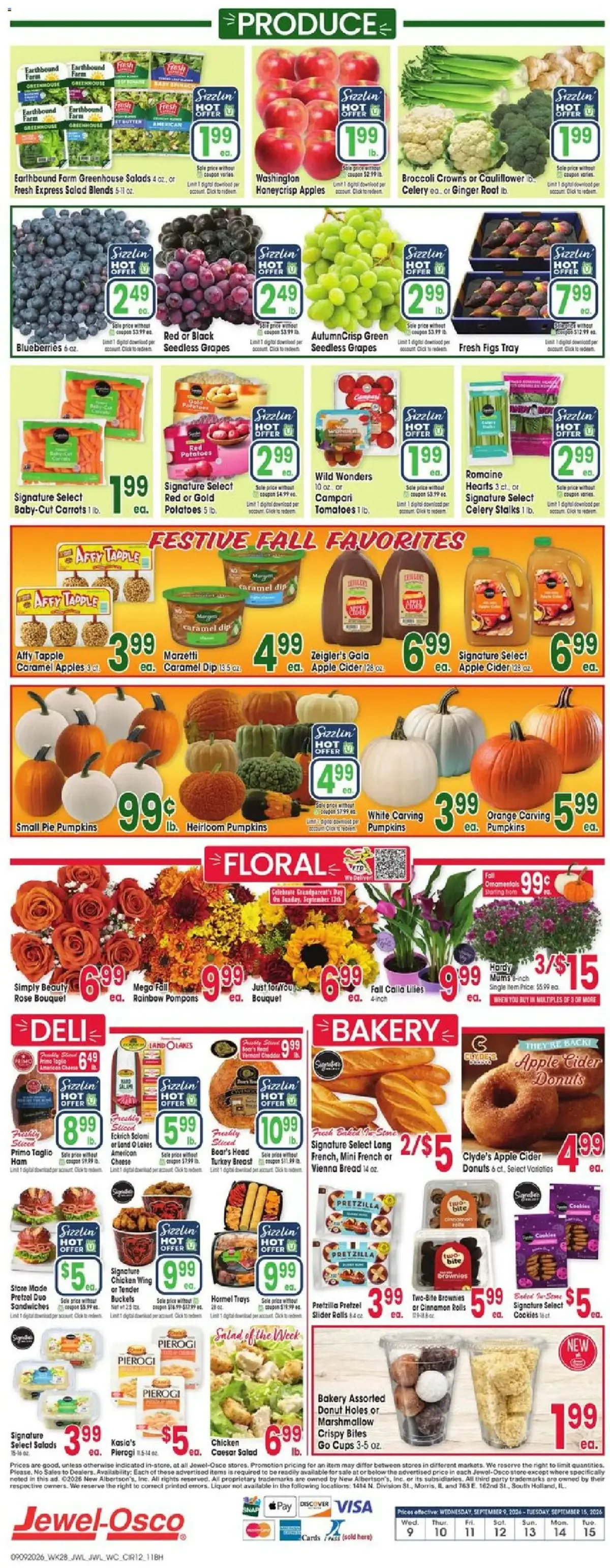 Jewel Osco Weekly Ad, page 12 of 13, valid 09/09/2026 - 09/15/2026