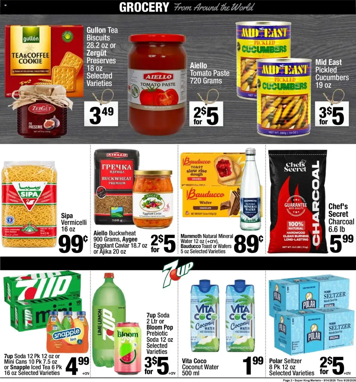 Super King Weekly Ad, page 2 of 8, valid 09/14/2026 - 09/20/2026