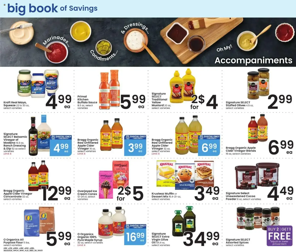 Albertsons Big Book of Savings, page 6 of 17, valid 08/25/2026 - 09/28/2026