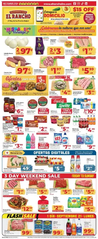 El Rancho Weekly Ad preview, valid 09/16/2026 - 09/22/2026
