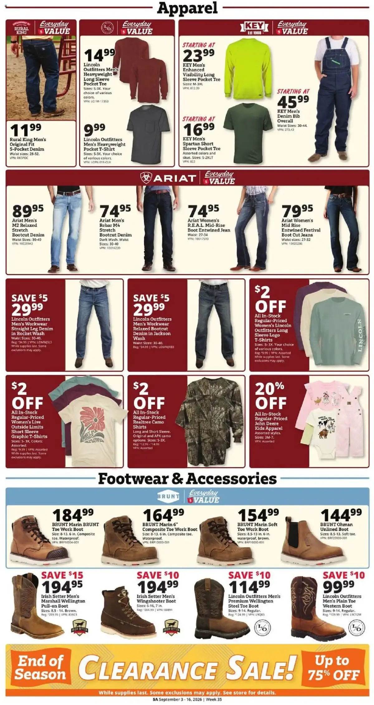 Rural King Weekly Ad, page 7 of 12, valid 09/03/2026 - 09/16/2026
