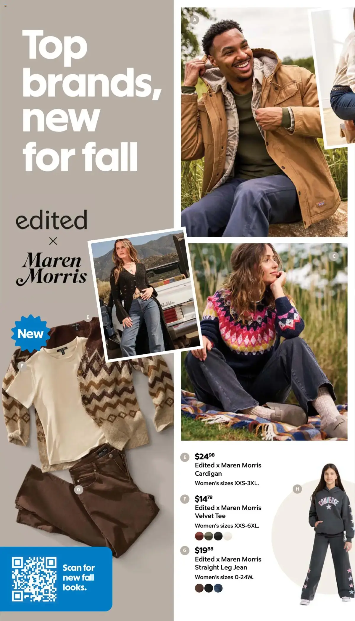 Sam's Club Weekly Ad, page 40 of 44, valid 08/26/2026 - 09/20/2026 — Edited, Maren Morris, Leg Jean, Velvet Tee