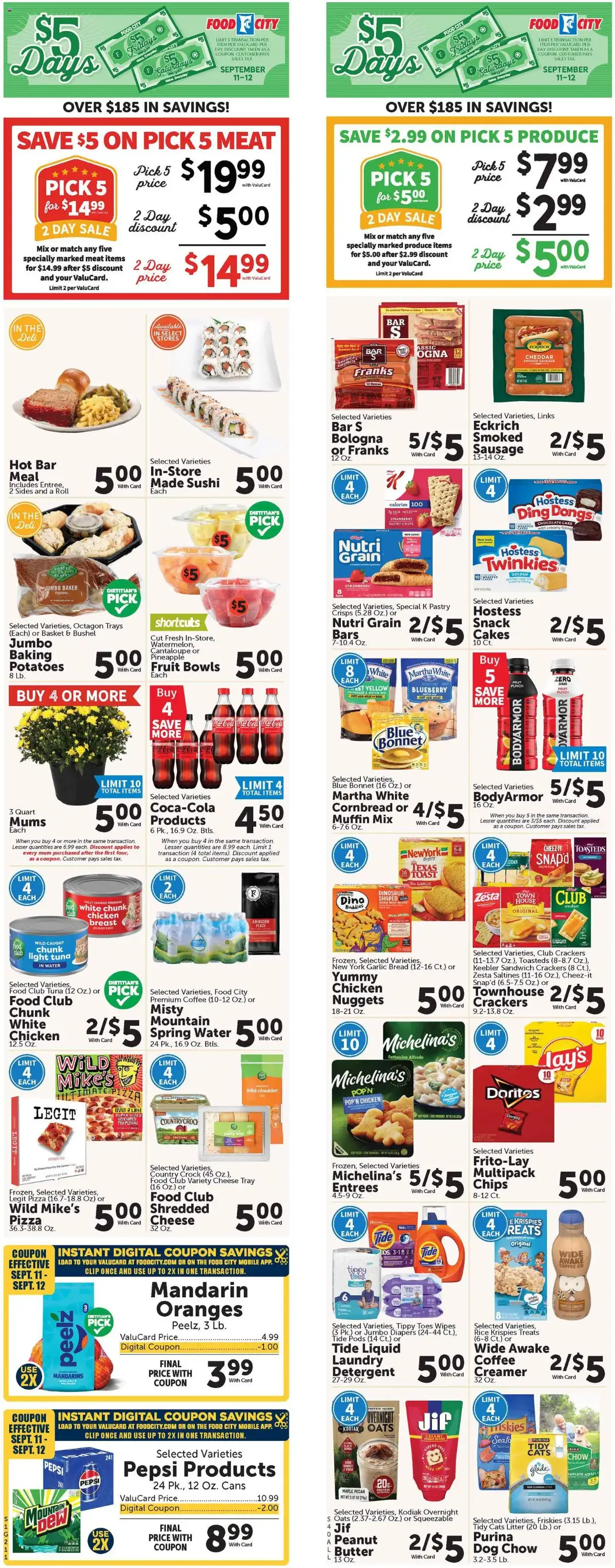 Food City Weekly Ad, page 7 of 8, valid 09/09/2026 - 09/15/2026