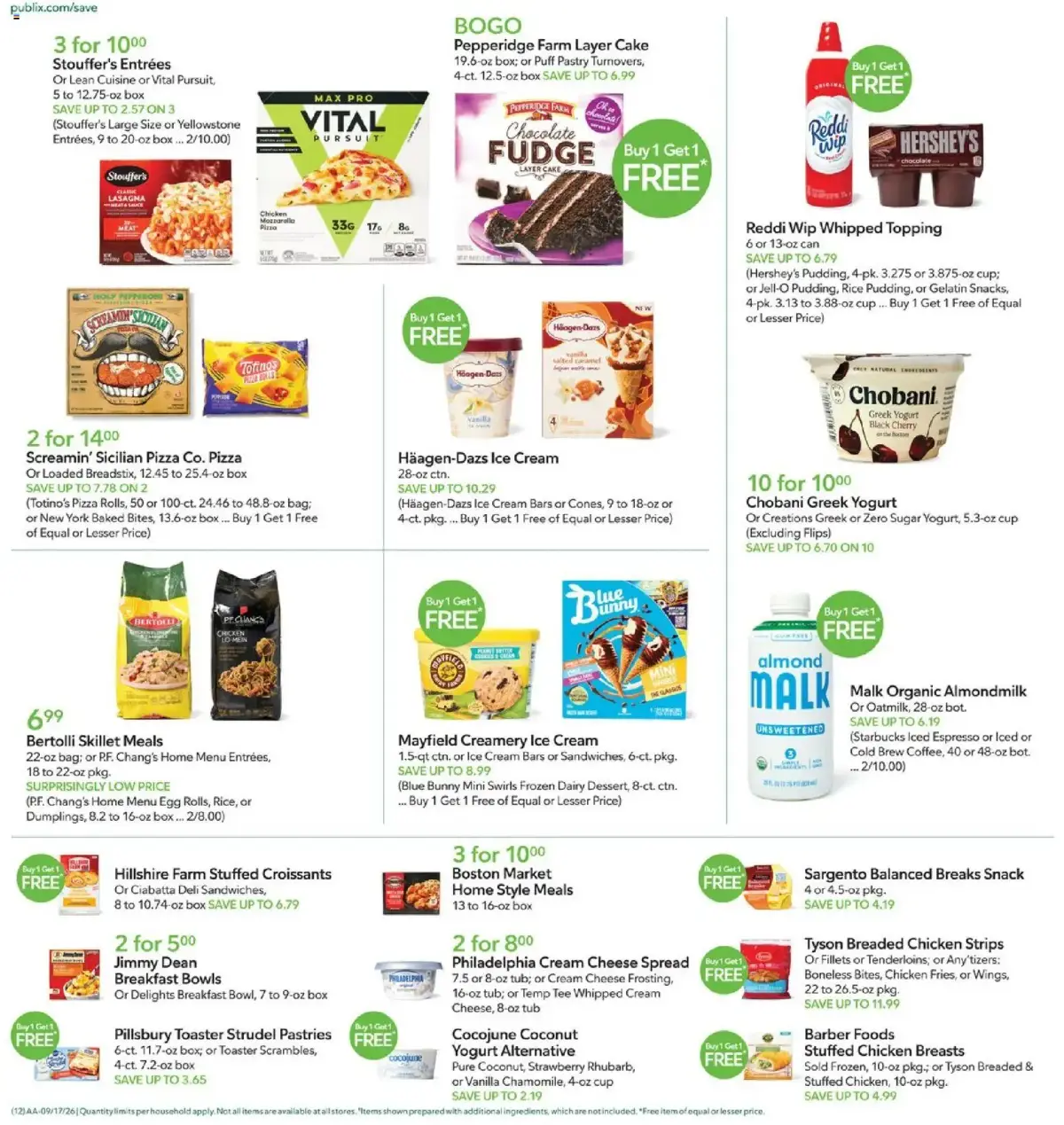 Publix Weekly Ad, page 12 of 17, valid 09/16/2026 - 09/22/2026