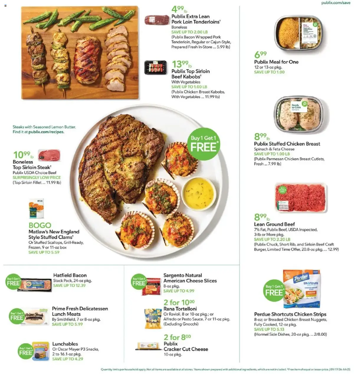Publix Weekly Ad, page 5 of 17, valid 09/16/2026 - 09/22/2026