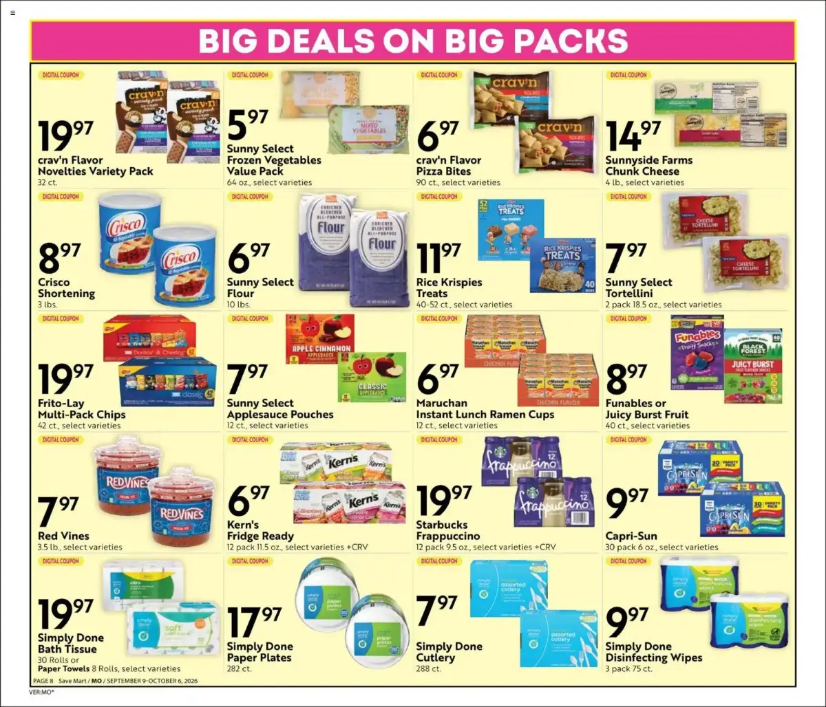 Save Mart Online Savings Guide, page 8 of 12, valid 09/09/2026 - 10/06/2026