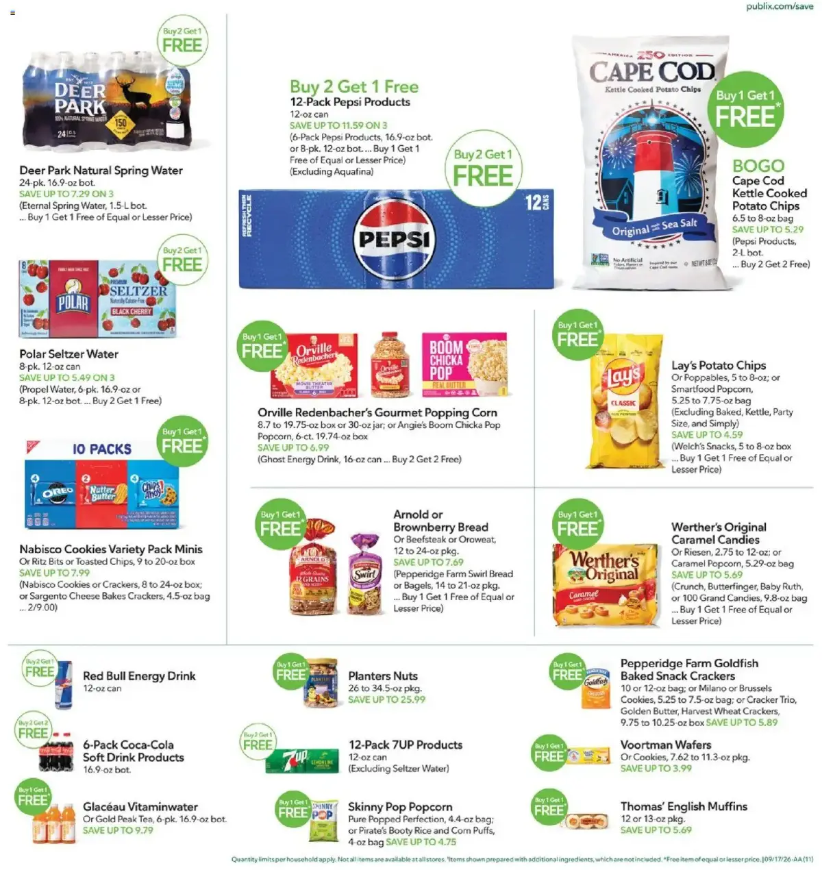 Publix Weekly Ad, page 11 of 17, valid 09/16/2026 - 09/22/2026