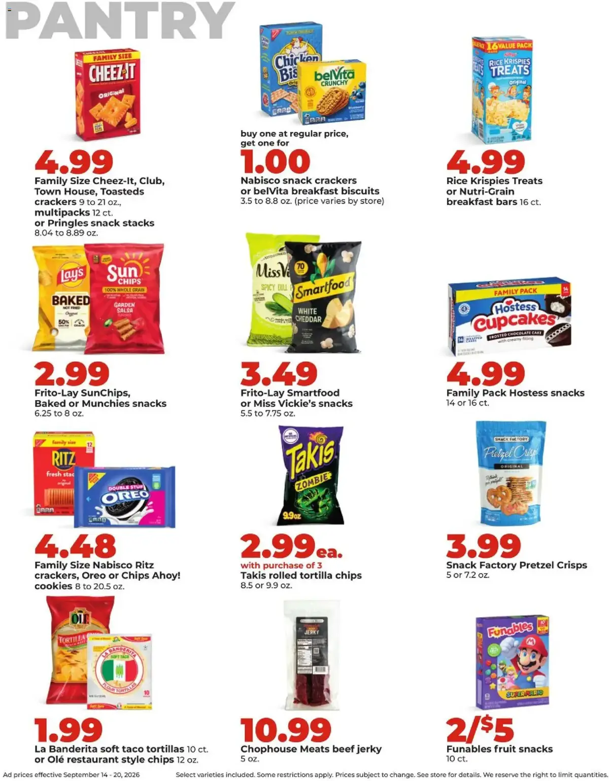 HyVee Weekly Ad, page 20 of 46, valid 09/14/2026 - 09/20/2026