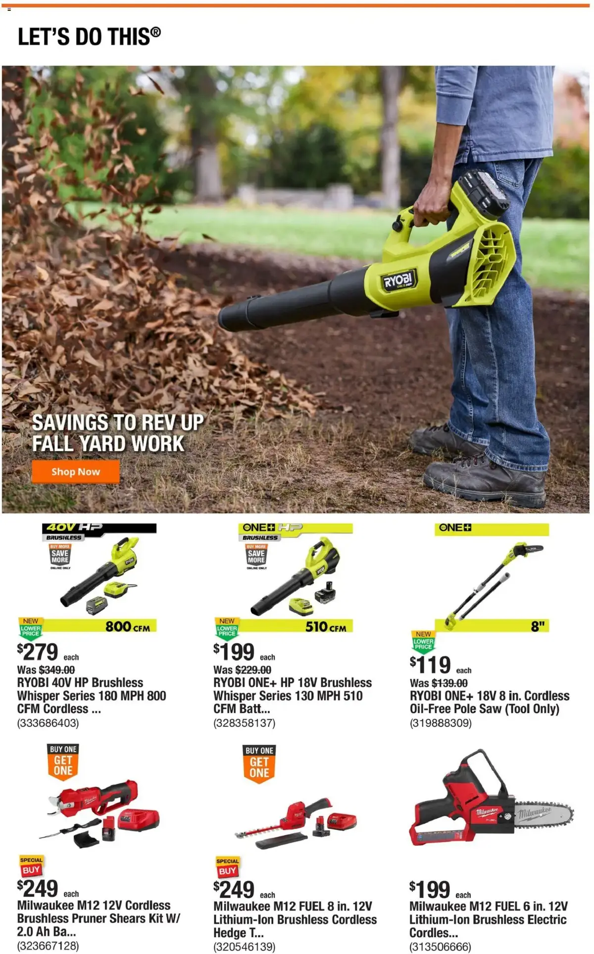 Home Depot Weekly Ad, page 3 of 10, valid 09/10/2026 - 09/17/2026