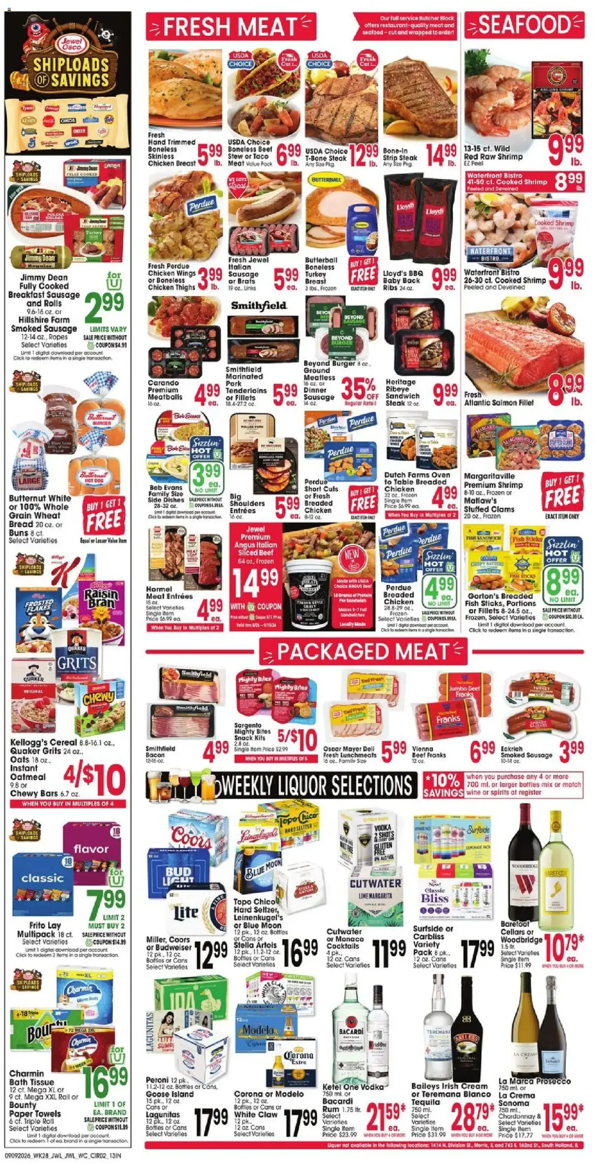 Jewel Osco Weekly Ad, page 2 of 13, valid 09/09/2026 - 09/15/2026