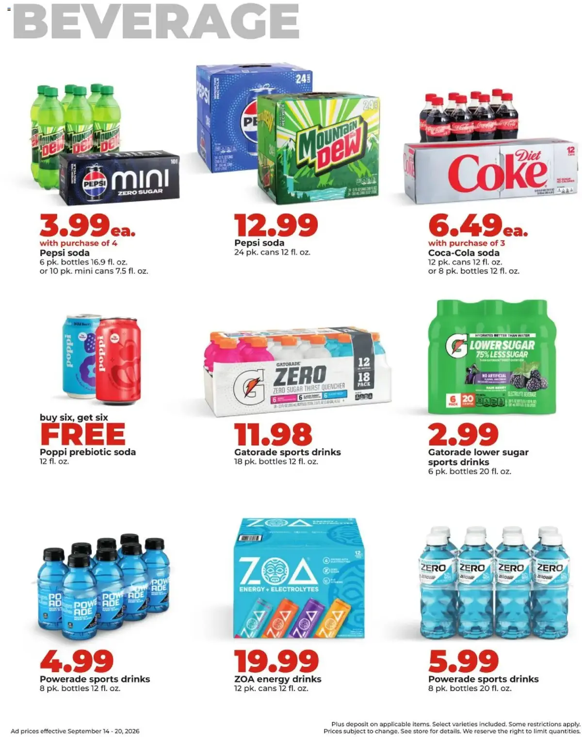 HyVee Weekly Ad, page 28 of 46, valid 09/14/2026 - 09/20/2026