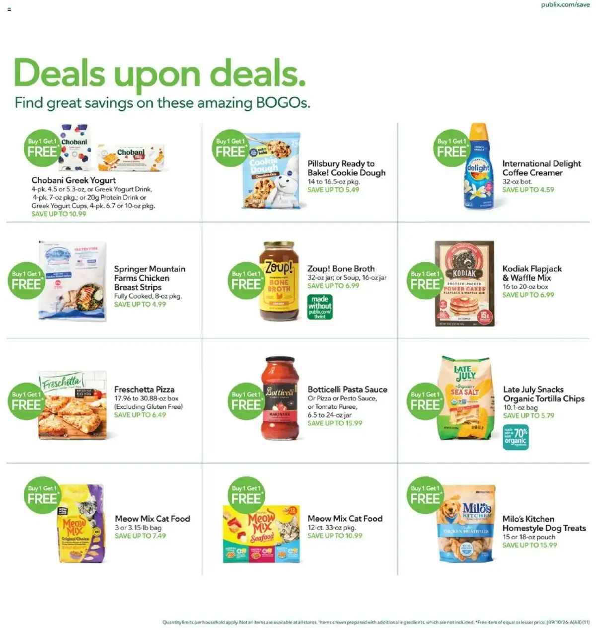 Publix Weekly Ad, page 11 of 20, valid 09/09/2026 - 09/15/2026 — GreenWise, Organic, Sweet Corn, Black