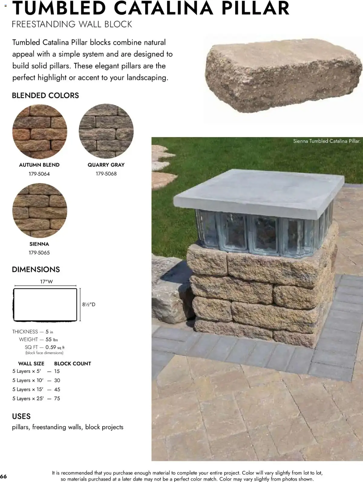 Menards Landscape Catalog, page 66 of 100, valid 04/02/2026 - 12/31/2026