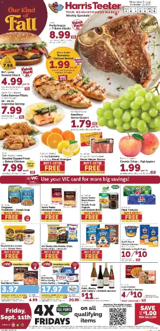 Harris Teeter Weekly Ad preview, valid 09/09/2026 - 09/15/2026