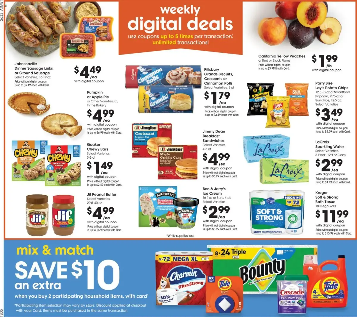 Kroger Weekly Ad, page 2 of 14, valid 09/16/2026 - 09/22/2026