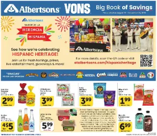 Vons Big Book of Savings preview, valid 08/26/2026 - 09/22/2026