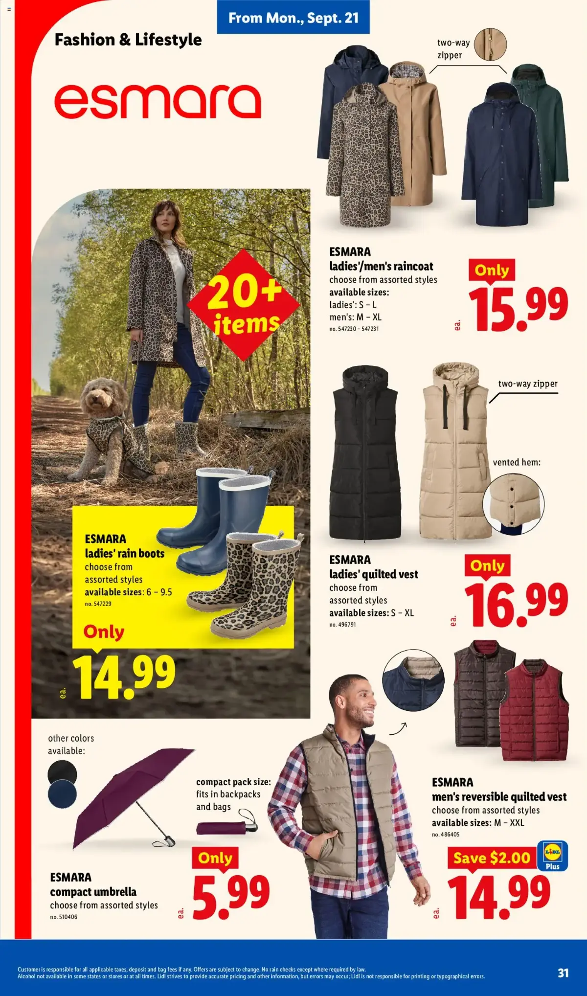 Lidl Weekly Ad, page 31 of 34, valid 09/16/2026 - 09/22/2026