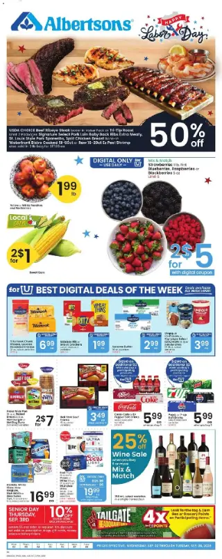 Albertsons Weekly Ad preview, valid 09/02/2026 - 09/08/2026