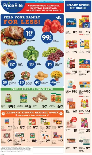 Price Rite Weekly Ad preview, valid 09/11/2026 - 10/01/2026