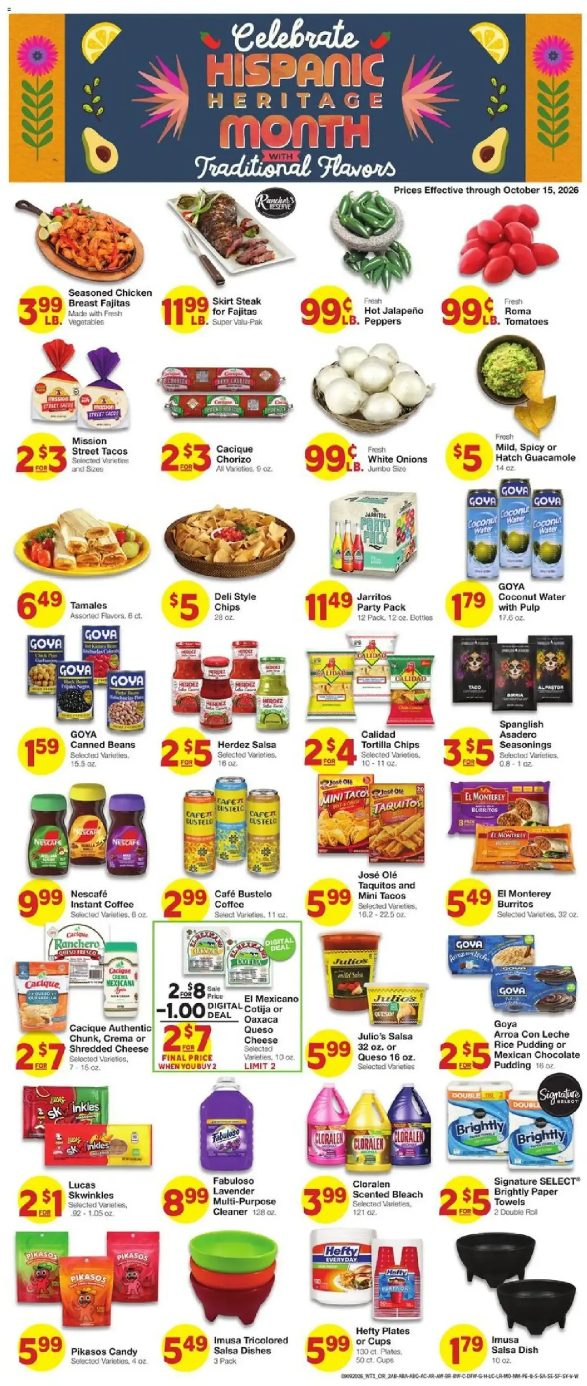 United Supermarkets Weekly Ad, page 3 of 9, valid 09/09/2026 - 09/15/2026