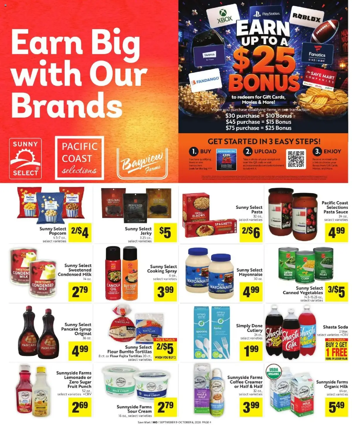 Save Mart Online Ad, page 4 of 8, valid 09/09/2026 - 10/06/2026