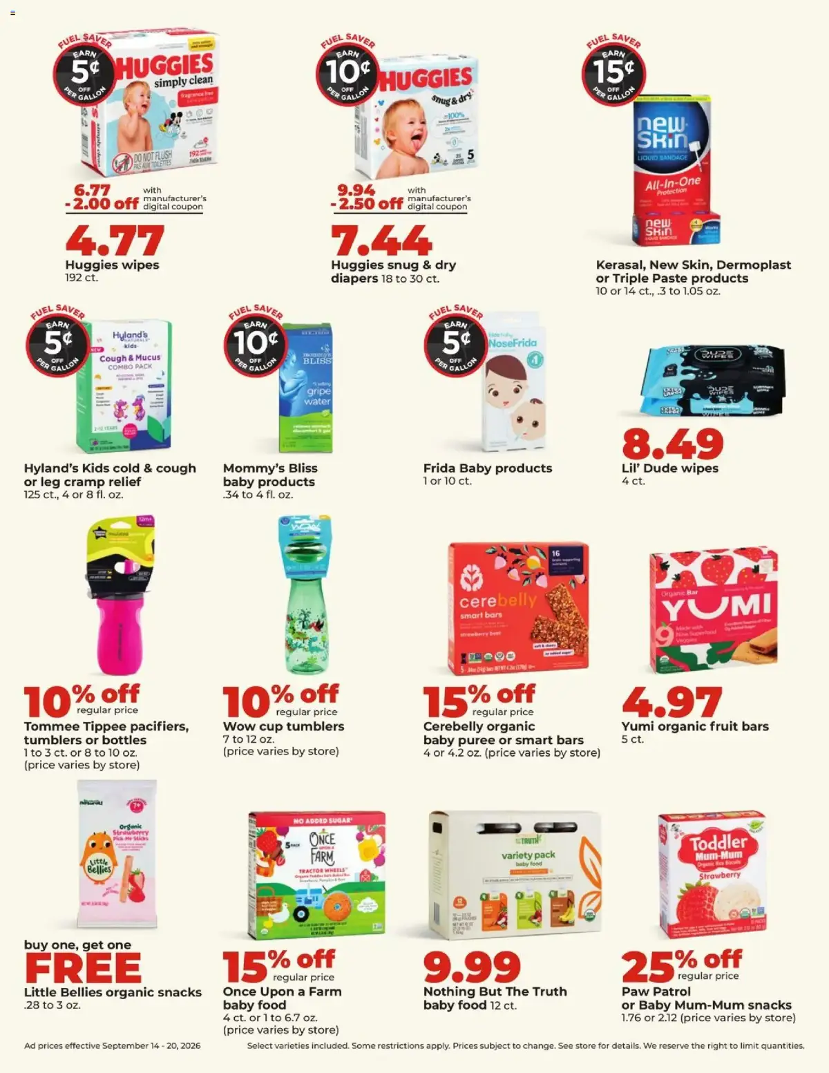HyVee Weekly Ad, page 42 of 46, valid 09/14/2026 - 09/20/2026