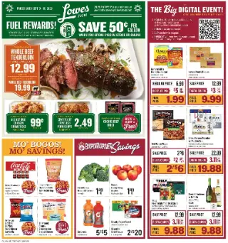 Lowes Foods Weekly Ad preview, valid 09/09/2026 - 09/15/2026