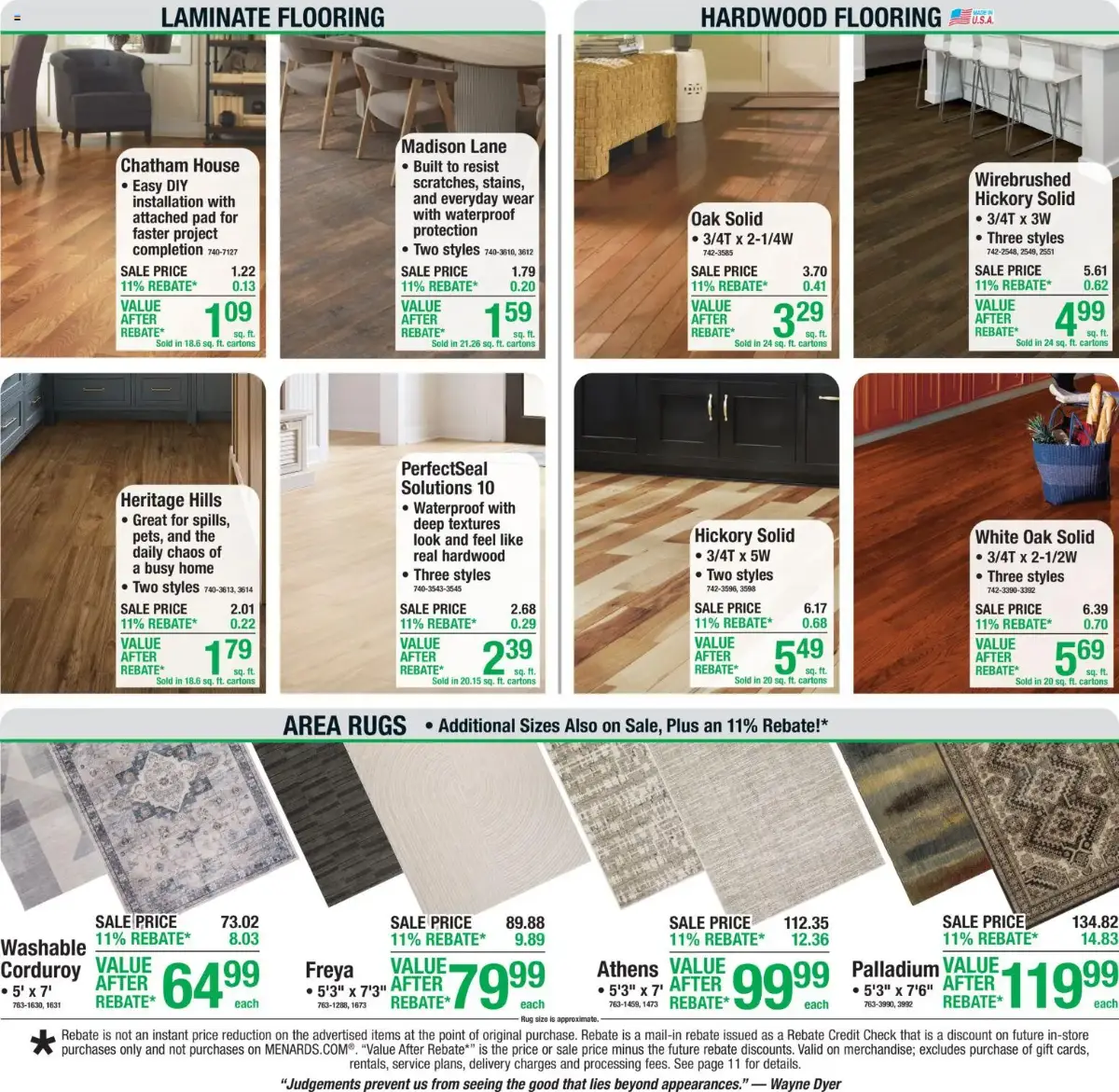 Menards Weekly Ad, page 16 of 22, valid 09/10/2026 - 09/20/2026 — Rebate, After, Sold Cartons, Waterproof