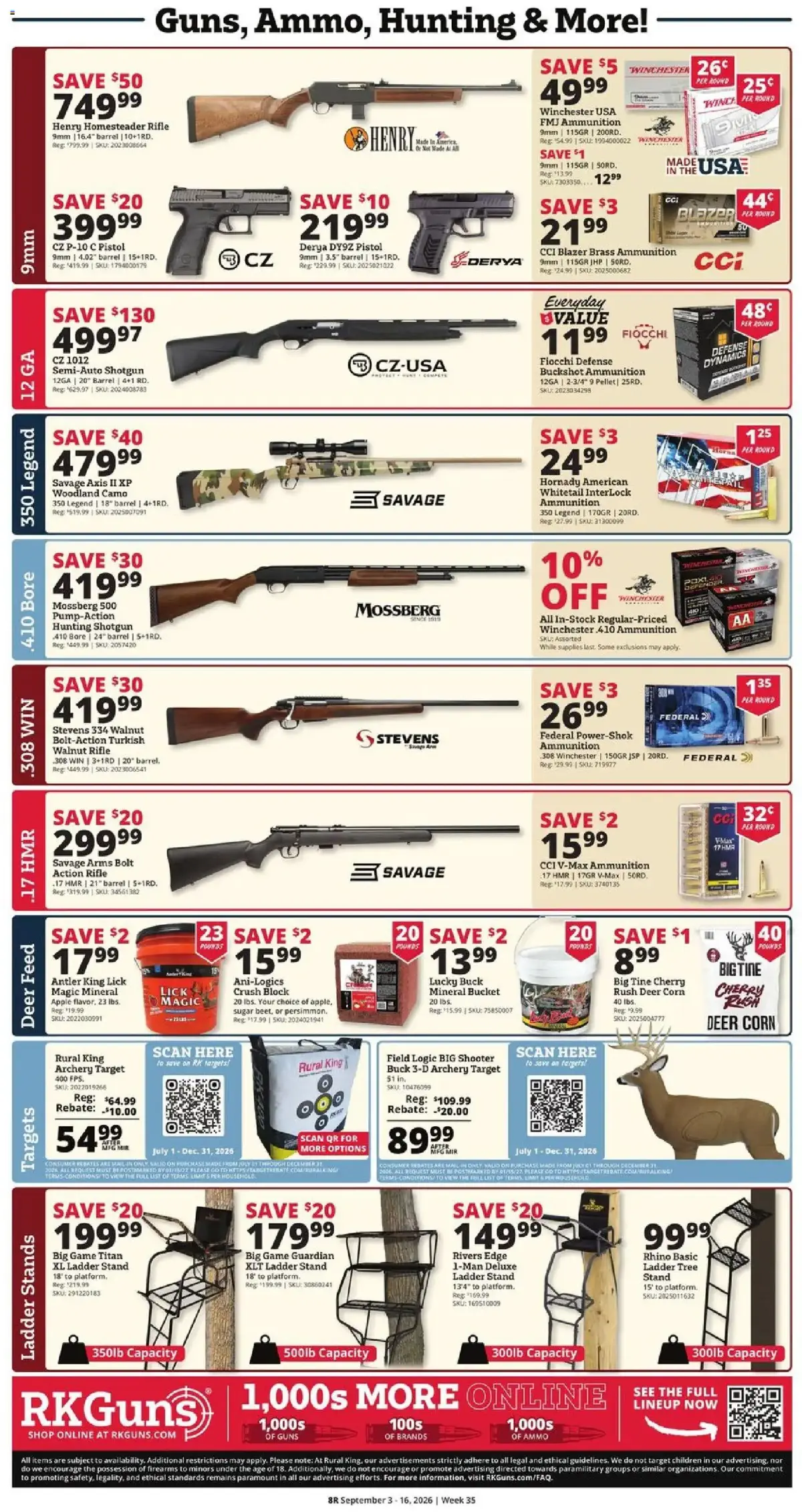 Rural King Weekly Ad, page 10 of 12, valid 09/03/2026 - 09/16/2026